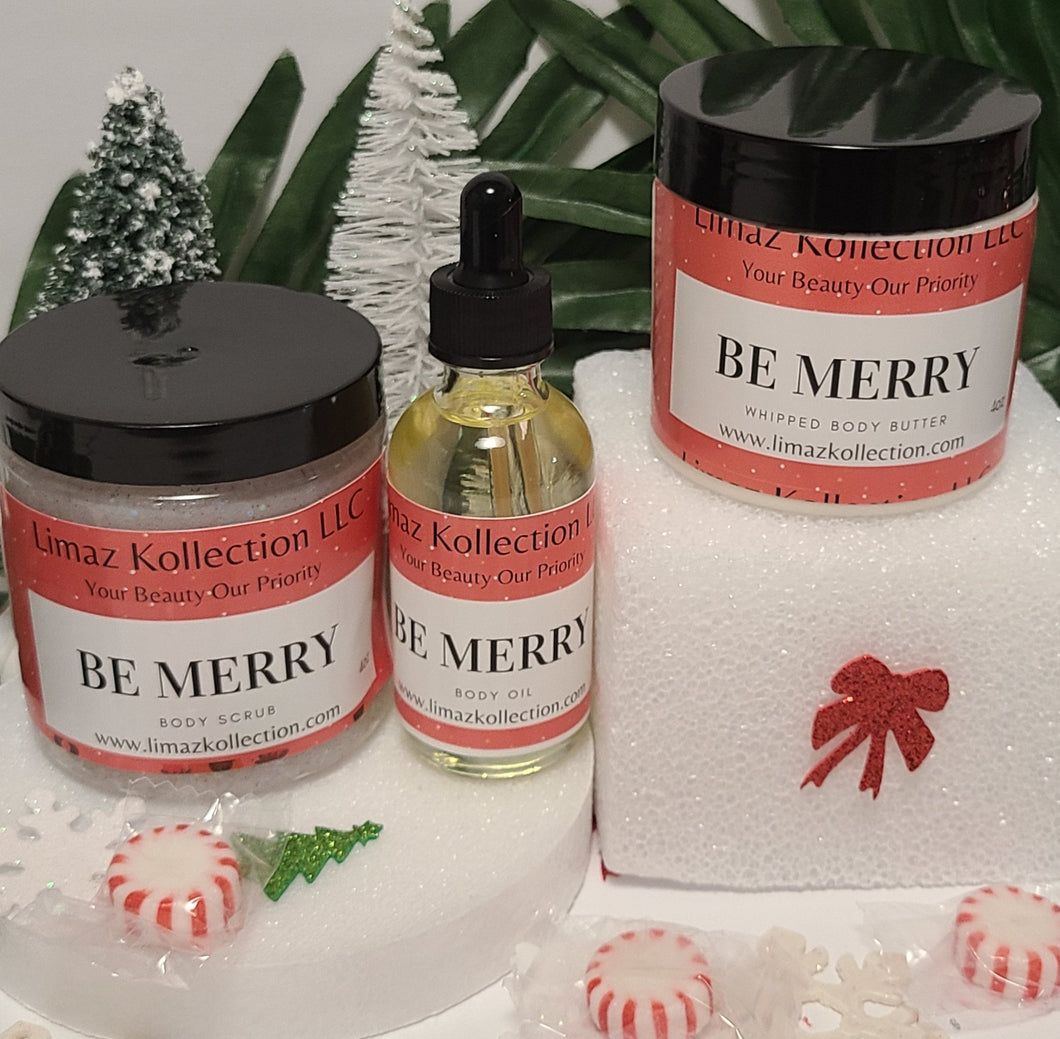 BE MERRY BODY BUTTER KIT